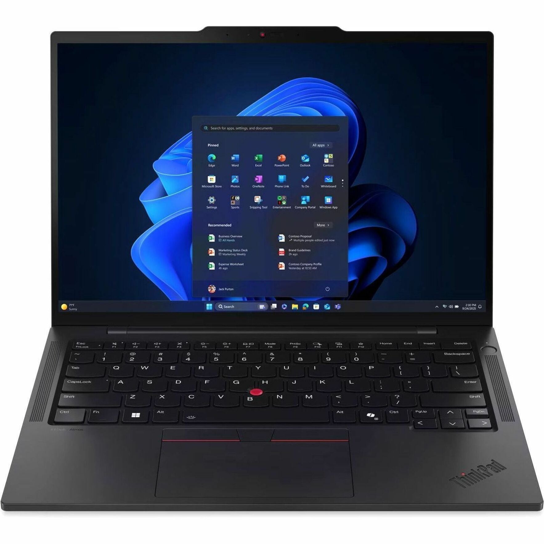 Lenovo ThinkPad T14s Gen 6 21R1002KAU 14' Notebook - WUXGA - 60 Hz - Intel Core Ultra 7 255H - 32 GB - 512 GB SSD - English Keyboard - Black - Alternate view 16