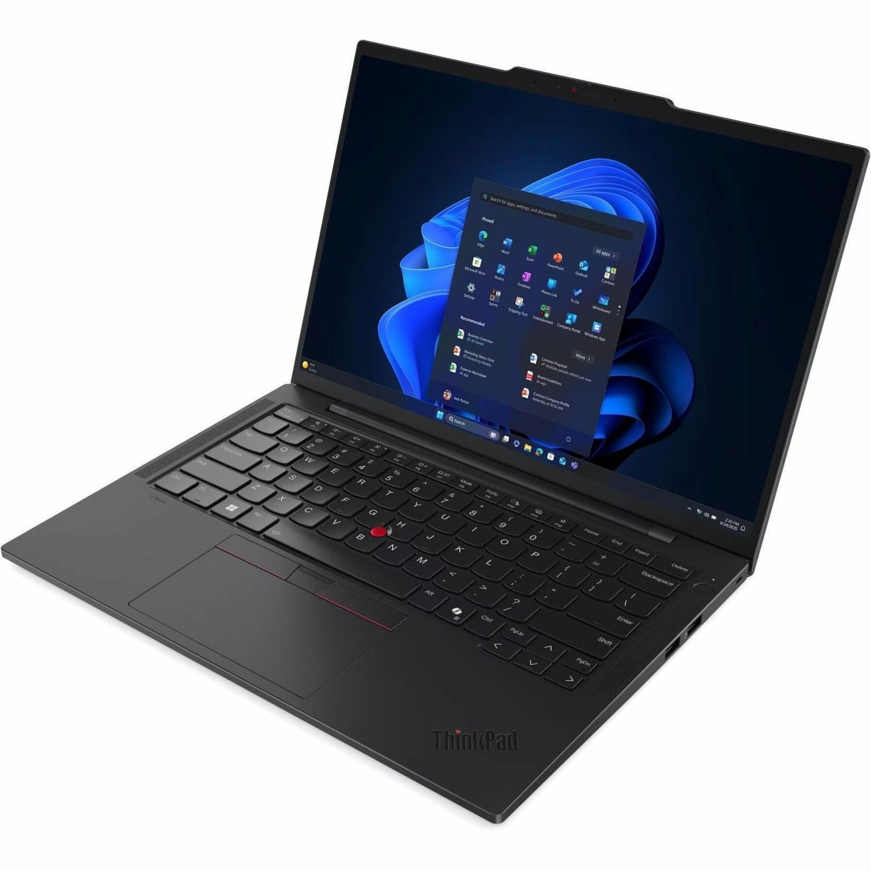 Lenovo ThinkPad T14s Gen 6 21R1002KAU 14' Notebook - WUXGA - 60 Hz - Intel Core Ultra 7 255H - 32 GB - 512 GB SSD - English Keyboard - Black - Alternate view 12