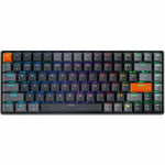 Adesso EasyTouch 1000 Keyboard - Wired/Wireless Connectivity - USB Interface - RGB LED - English (US) - Grey - Top view