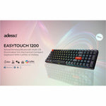 Adesso EasyTouch 1200 Keyboard - Wired/Wireless Connectivity - USB Interface - RGB LED - English (US) - Alternate view 21