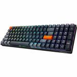 Adesso EasyTouch 1200 Keyboard - Wired/Wireless Connectivity - USB Interface - RGB LED - English (US) - Left view