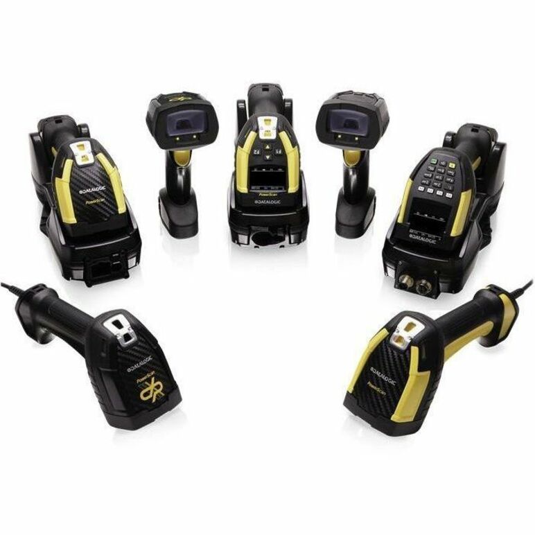 Datalogic PowerScan PM9600 Rugged Industrial, Warehouse, Logistics, Inventory, Picking, Sorting Handheld Barcode Scanner Kit - Wireless Connectivity - Black, Yellow - Alternate view 22