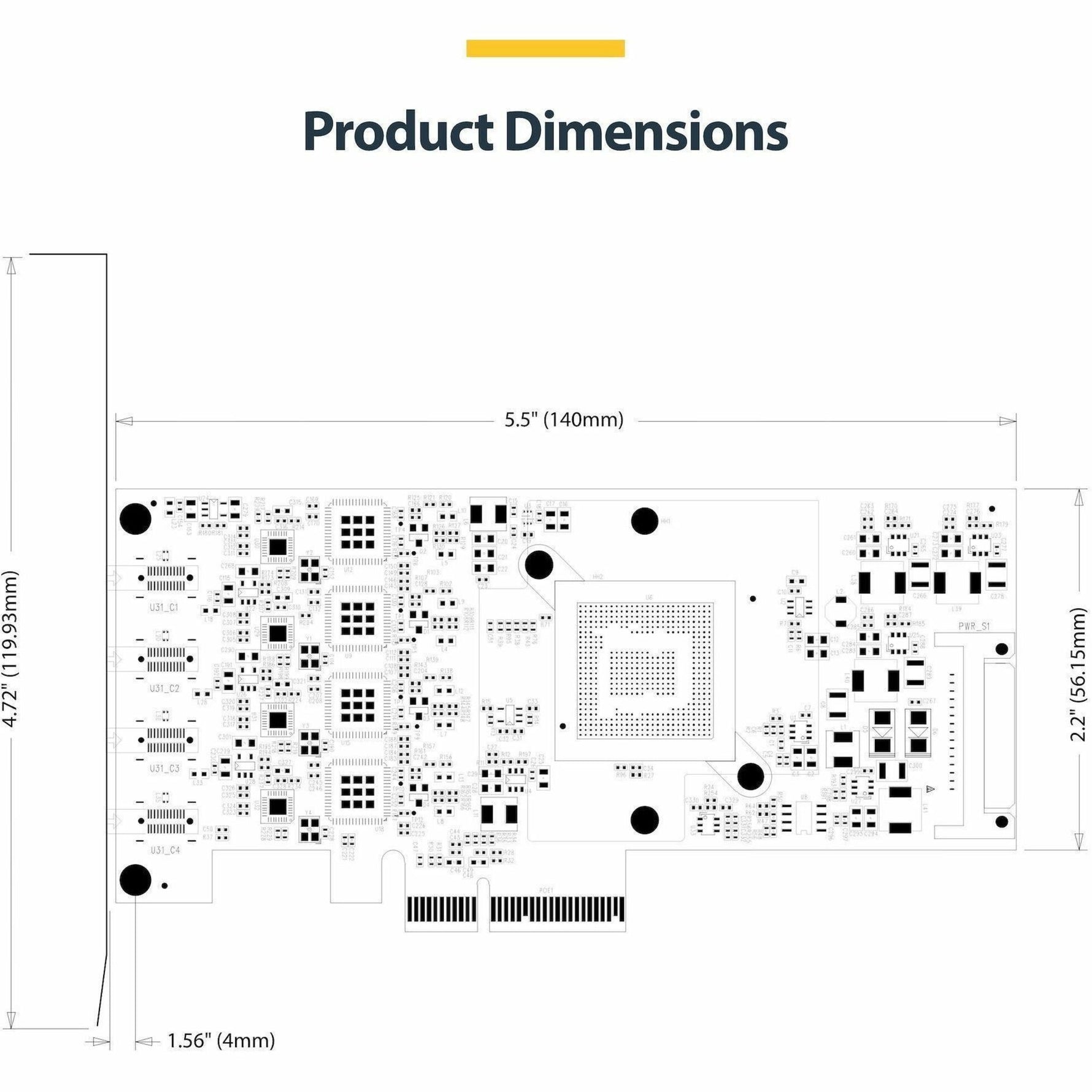 StarTech.com USB Adapter - PCI Express x4 - 1.25 GB/s, 640 MB/s, 60 MB/s, 1.50 MB/s, 140.80 kB/s - Desktop, Server - Internal - Red - TAA Compliant - Alternate view 6