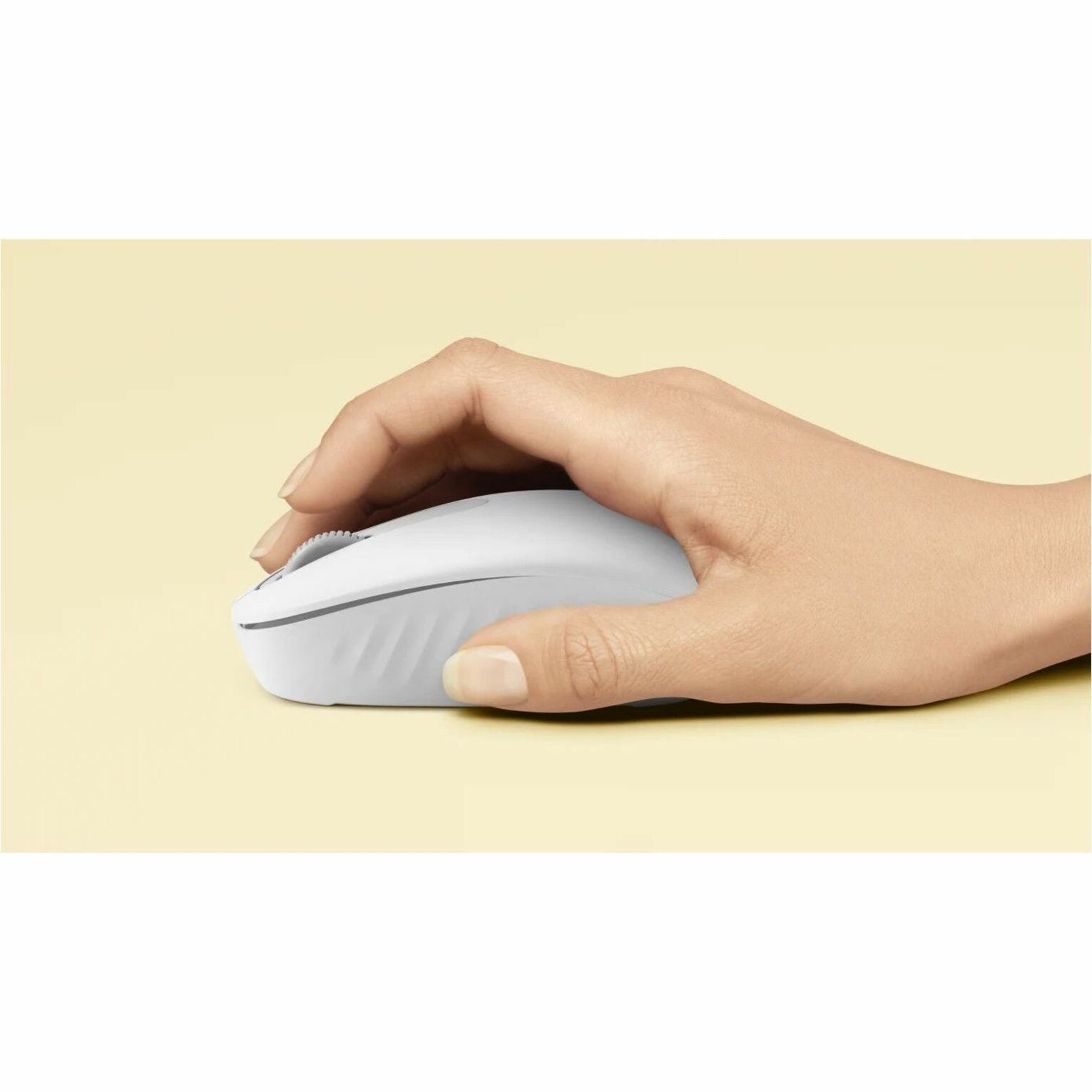 Logitech M196 Travel Mouse - Bluetooth - Optical - Off White - Alternate view 7