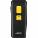 Adesso NuScan 3500 Rugged Industrial, Retail, Warehouse Handheld Barcode Scanner - Cable/Wireless Connectivity - Black - Top view