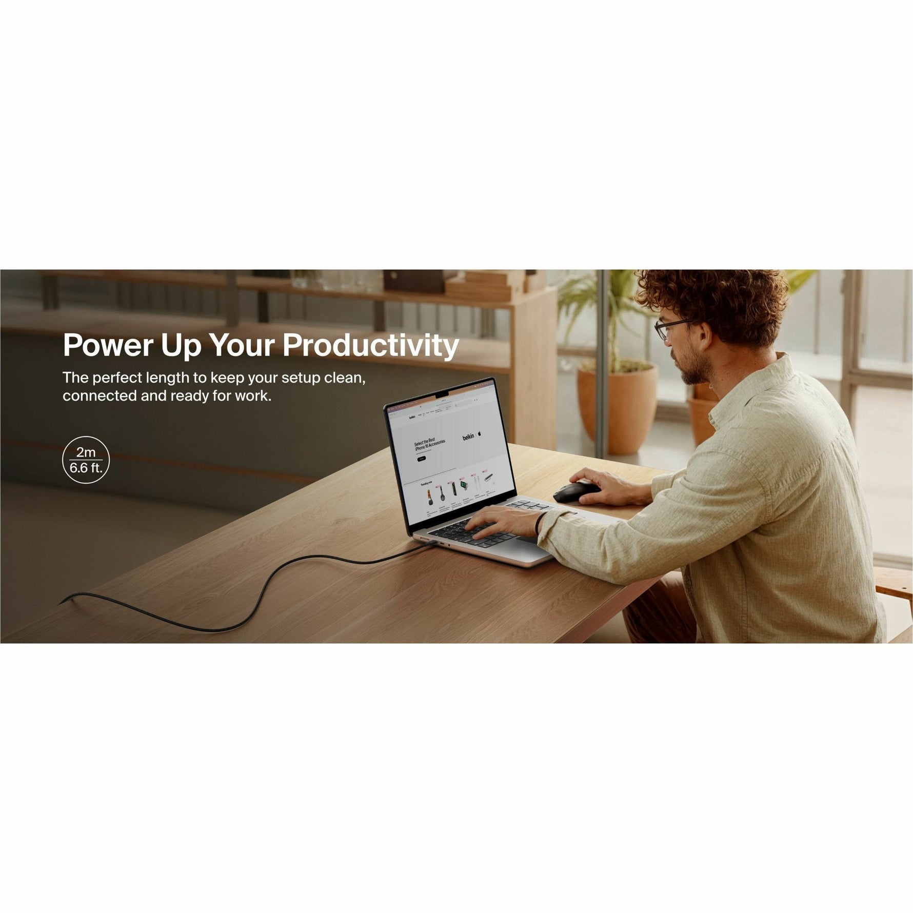 Belkin BoostCharge Pro 2 m USB-C Data Transfer Cable - Alternate view 10