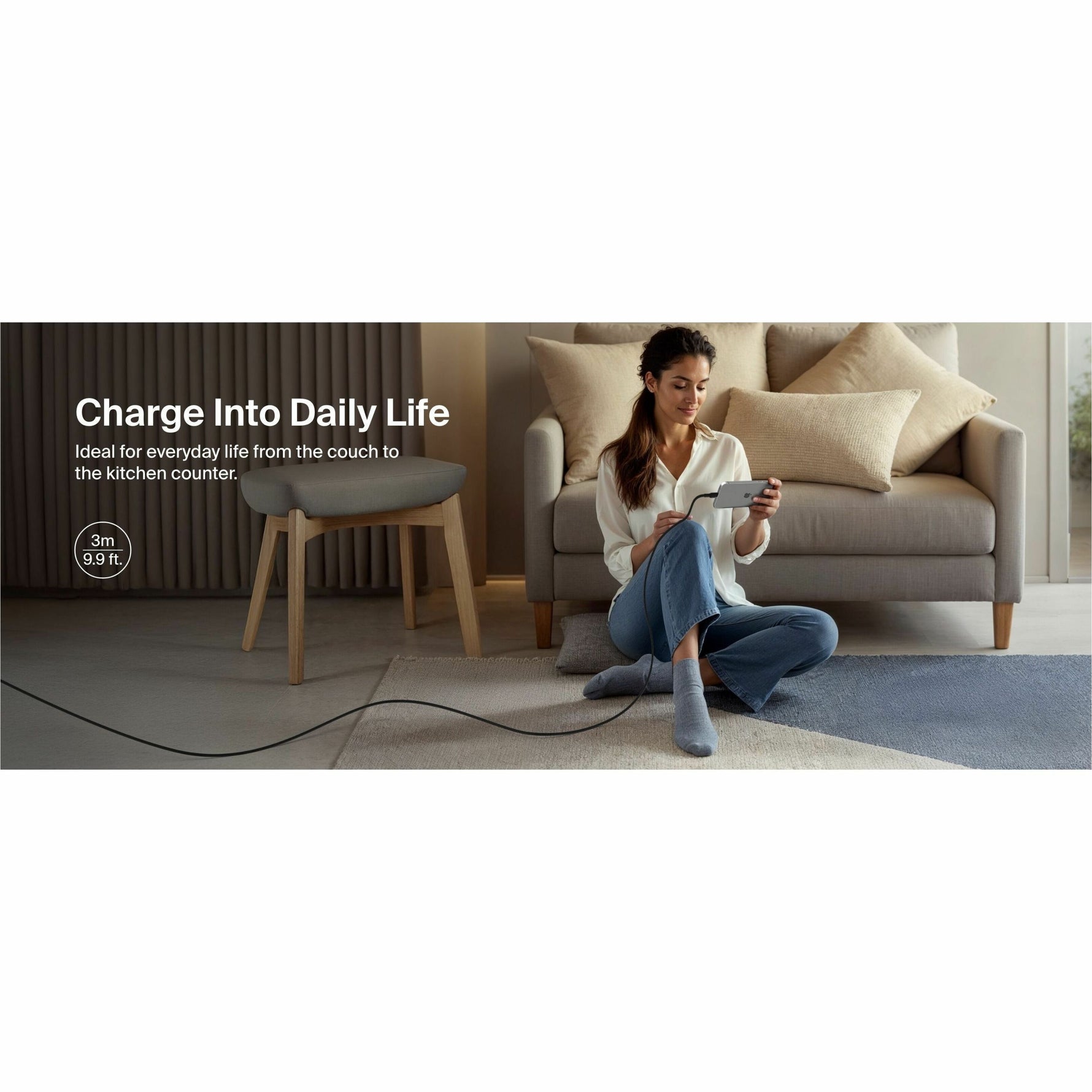 Belkin BoostCharge Pro 3 m USB-C Data Transfer Cable - Alternate view 8