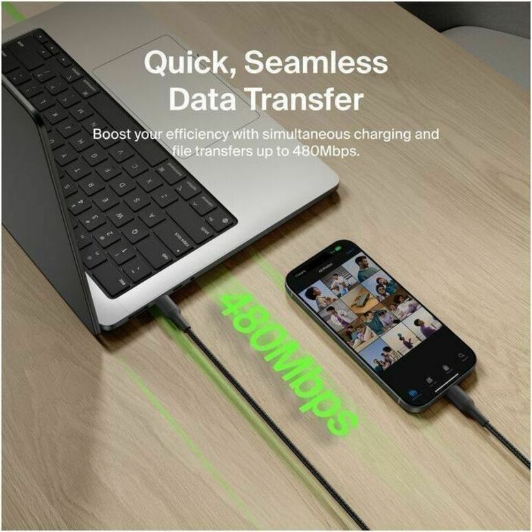 Belkin BoostCharge Pro 3 m USB-C Data Transfer Cable