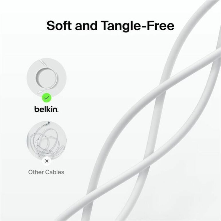 Belkin BoostCharge 2 m USB-C Data Transfer Cable - 1 Pack