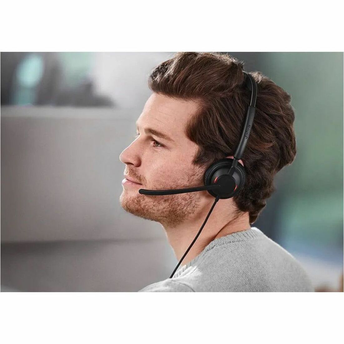 Jabra Engage 50 II Wired Over-the-head, On-ear Stereo Headset - Black - Alternate view 8