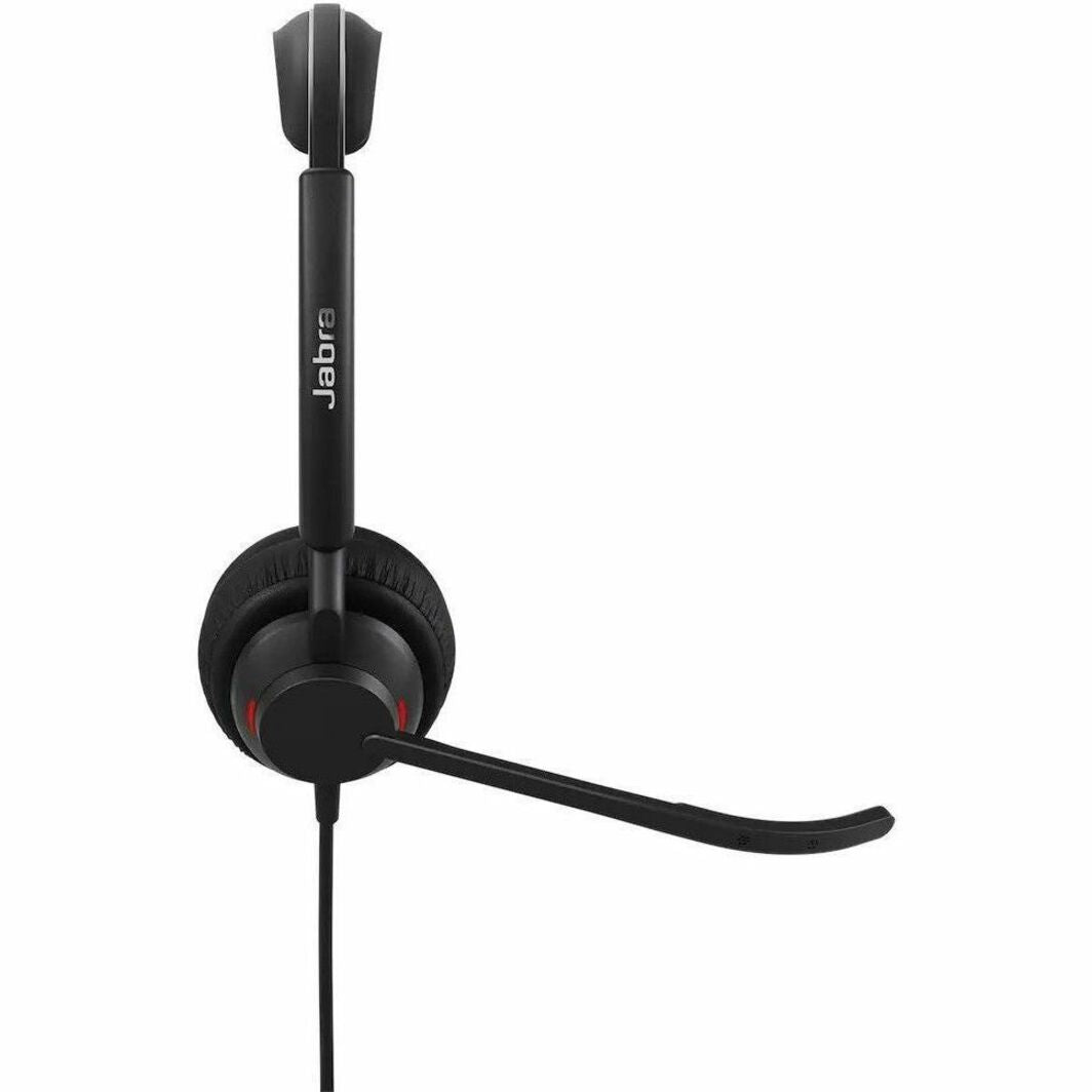 Jabra Engage 50 II Wired Over-the-head, On-ear Stereo Headset - Black - Left view