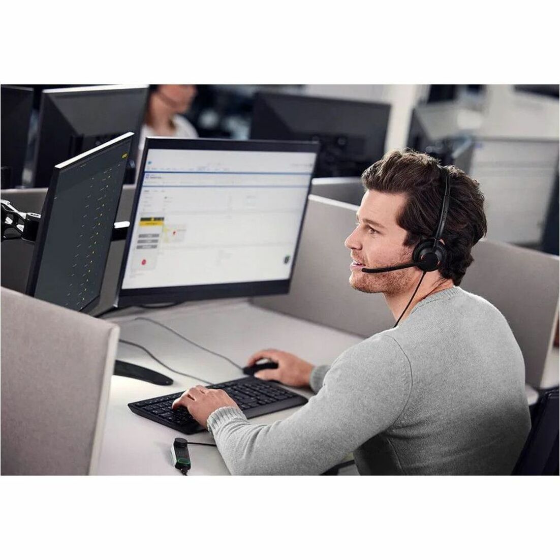 Jabra Engage 50 II Wired Over-the-head, On-ear Stereo Headset - Black - Alternate view 10