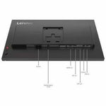 Lenovo ThinkVision P24Q-40 24' Class WQHD LED Monitor - 16:9 - Raven Black - Alternate view 6