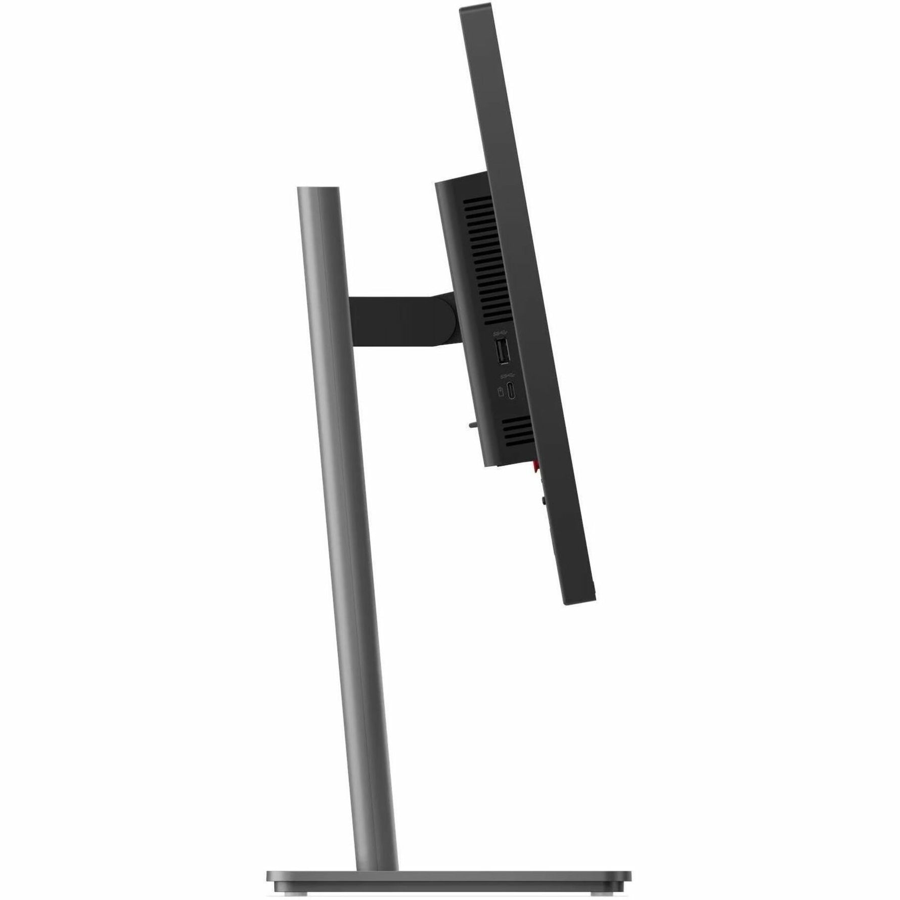Lenovo ThinkVision P24Q-40 24' Class WQHD LED Monitor - 16:9 - Raven Black - Right view