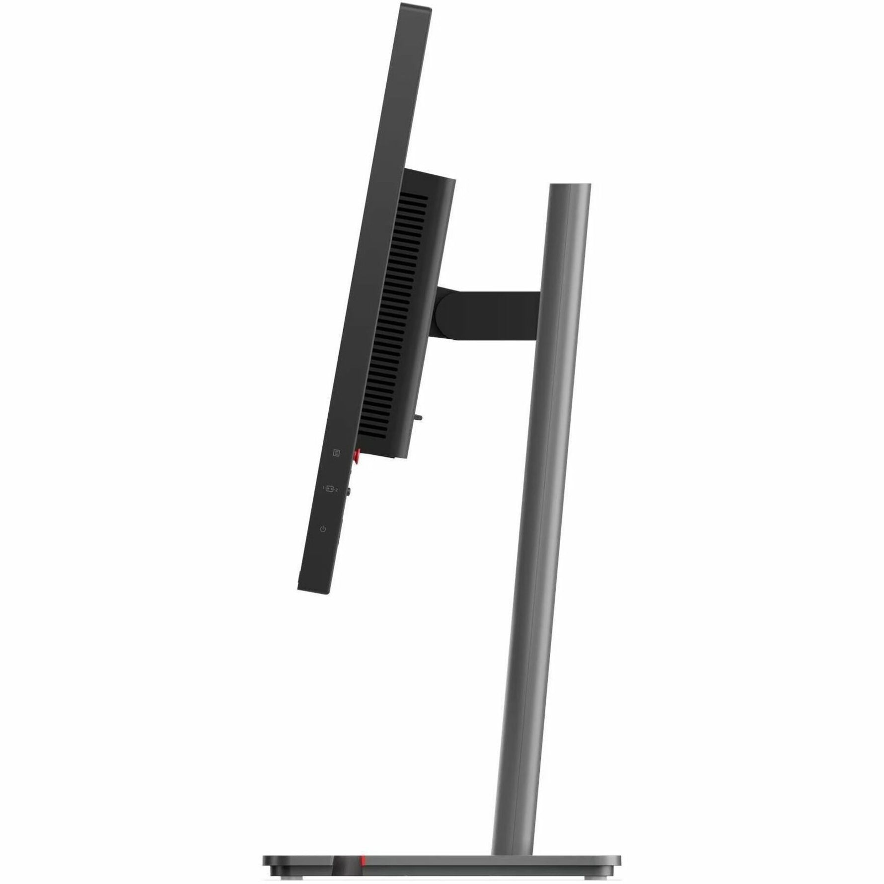 Lenovo ThinkVision P24Q-40 24' Class WQHD LED Monitor - 16:9 - Raven Black - Left view