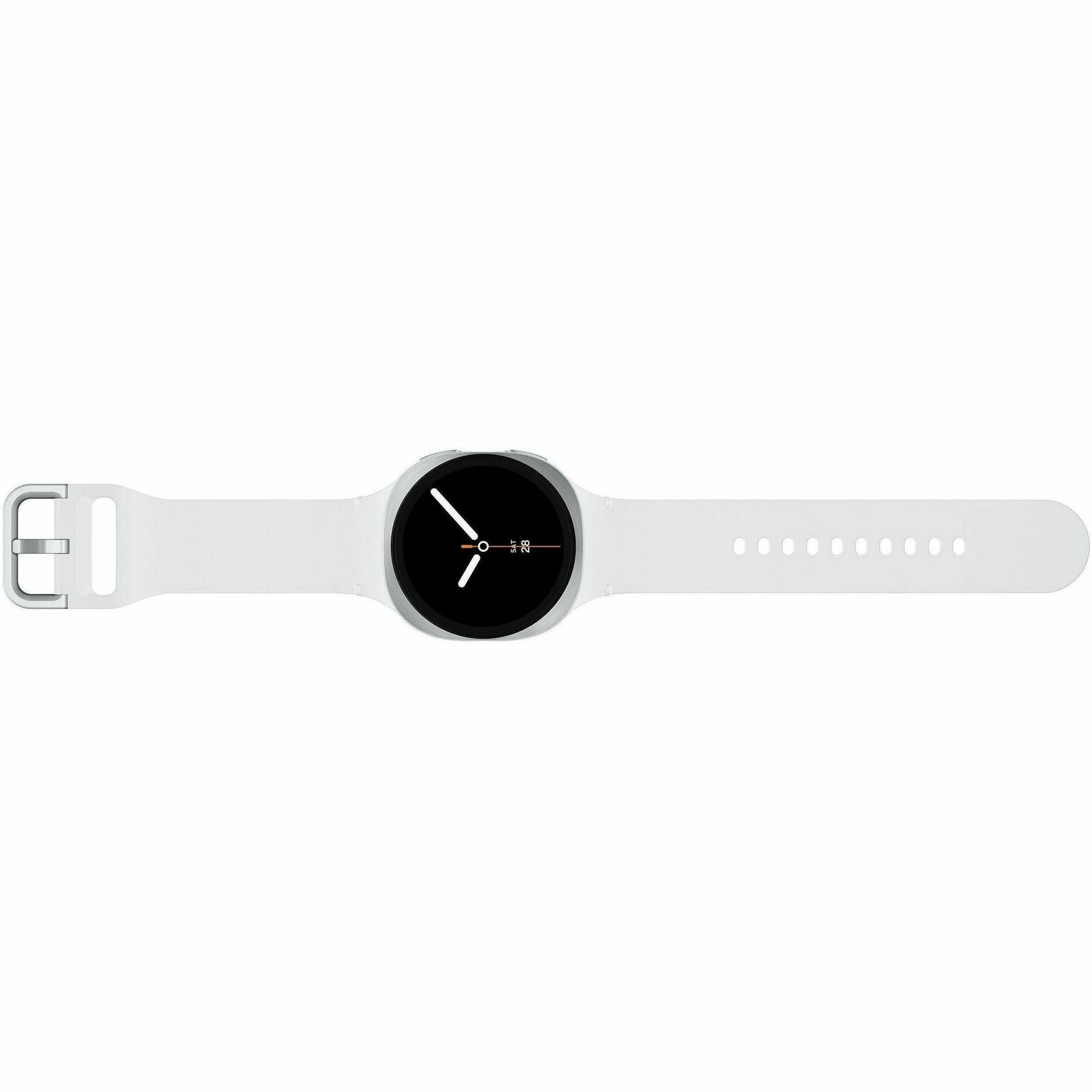 Samsung Galaxy Watch8 SM-L325F Smart Watch - 42.70 mm Case Height - 40.40 mm Case Width - Silver Case Color - Silver Band Color - Armor Aluminum Case Material - Wireless LAN - LTE