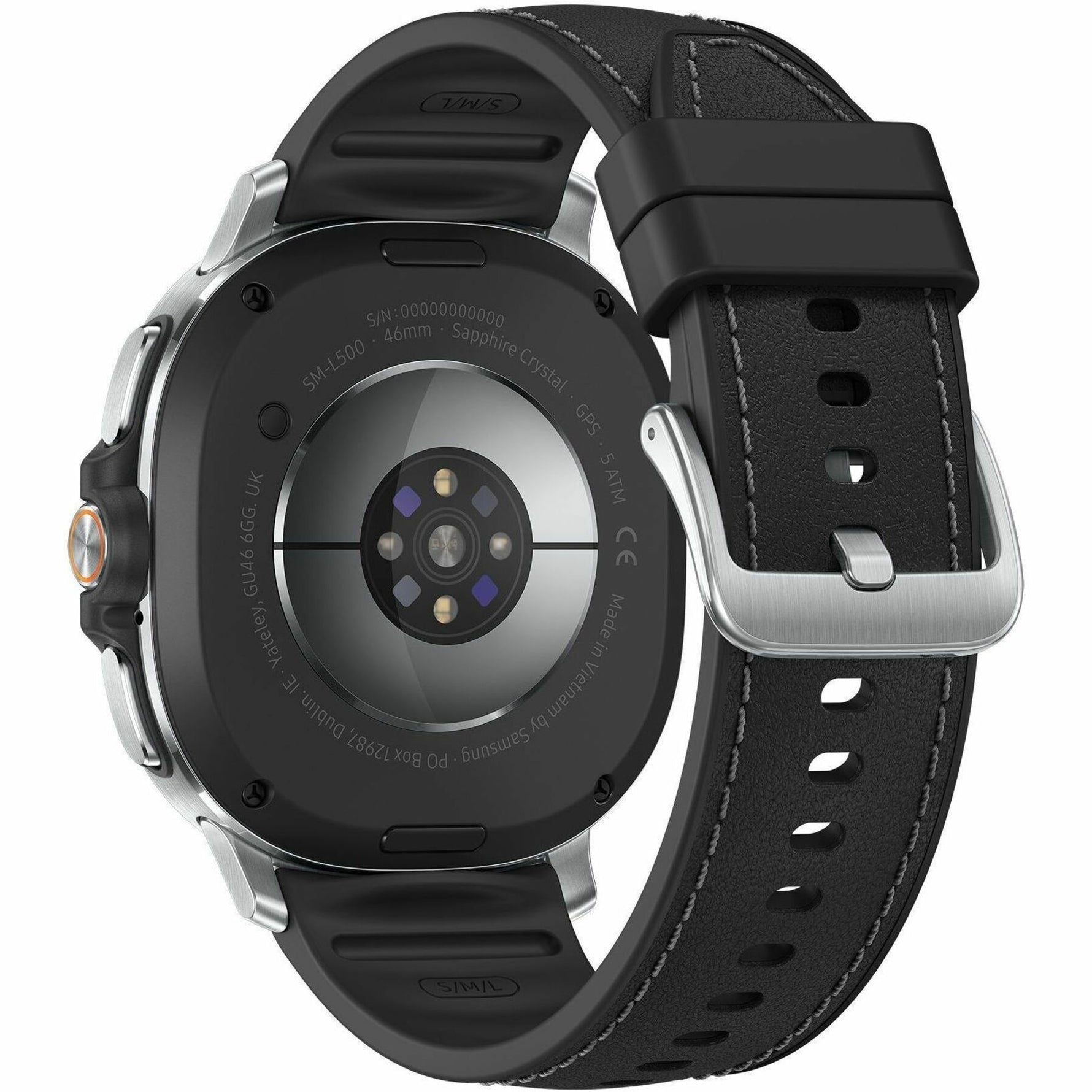 Samsung Galaxy Watch8 Classic SM-L505F Smart Watch - 46 mm Case Height - 46.40 mm Case Width - Black Case Color - Black Band Color - Stainless Steel Case Material - Wireless LAN - LTE