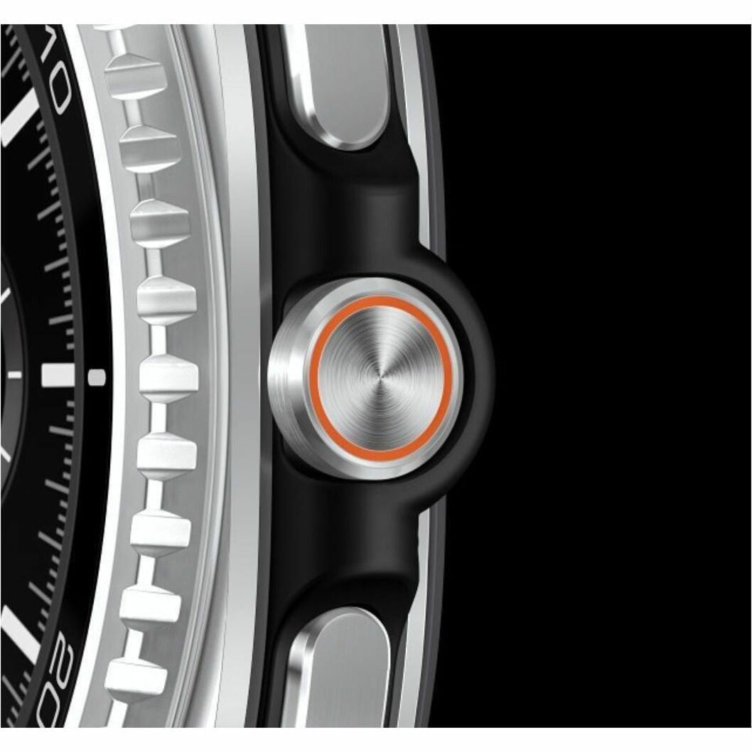 Samsung Galaxy Watch8 Classic SM-L505F Smart Watch - 46 mm Case Height - 46.40 mm Case Width - Black Case Color - Black Band Color - Stainless Steel Case Material - Wireless LAN - LTE