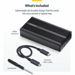 StarTech.com USB4 M.2 NVMe Enclosure, 40Gbps, External USB-C/Thunderbolt NVMe SSD Enclosure, B+M/M-Key - Alternate view 7