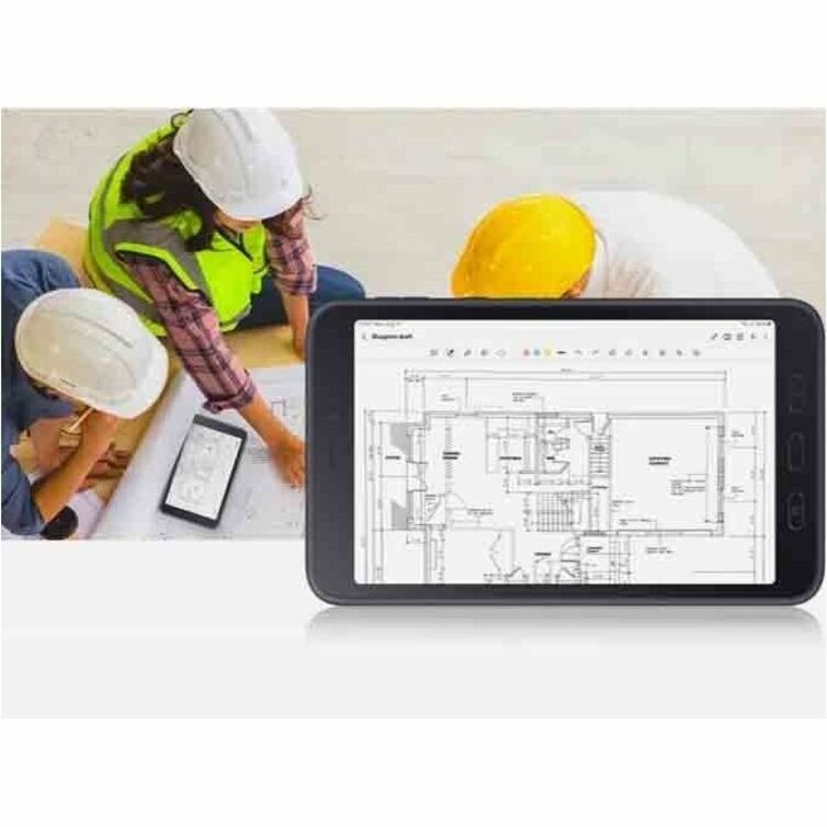 Samsung Galaxy Tab Active5 SM-X300 Rugged Tablet - 8' WUXGA - Samsung Exynos 1380 (5 nm) Octa-core - 8 GB - 256 GB Storage - Green - Alternate view 9