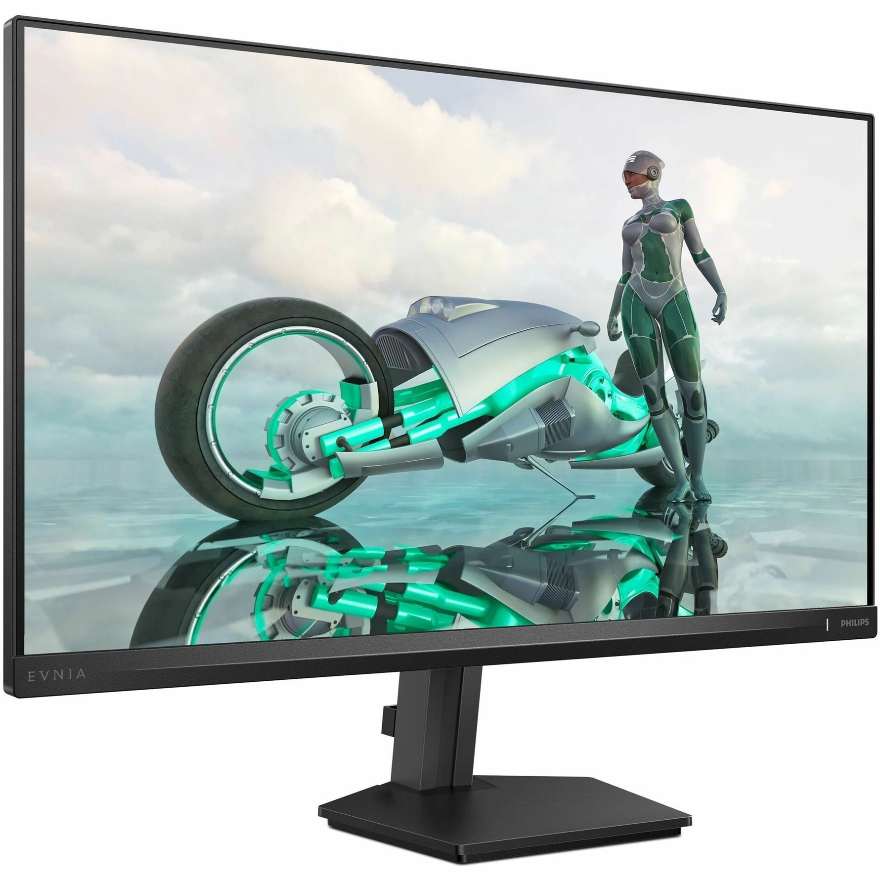 Evnia 27M2N3500PF 27' Class WQHD Gaming LED Monitor - 16:9 - Textured Charcoal, Carbon - Right view