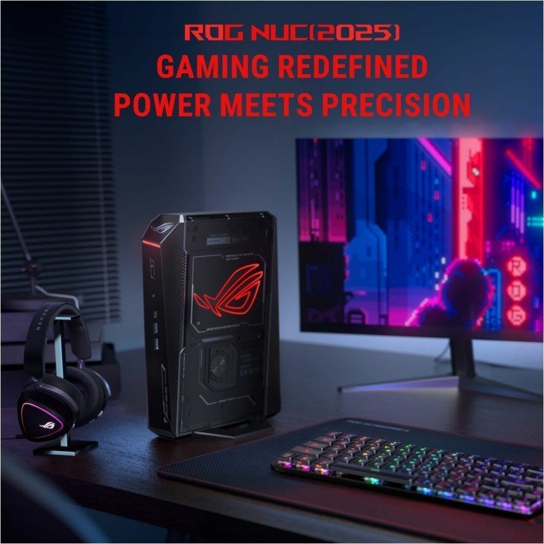 Asus ROG NUC 2025 RNUC15JNK9X489A4 Gaming Desktop Computer - Intel Core Ultra 9 275HX - 32 GB - 2 TB SSD - Alternate view 13