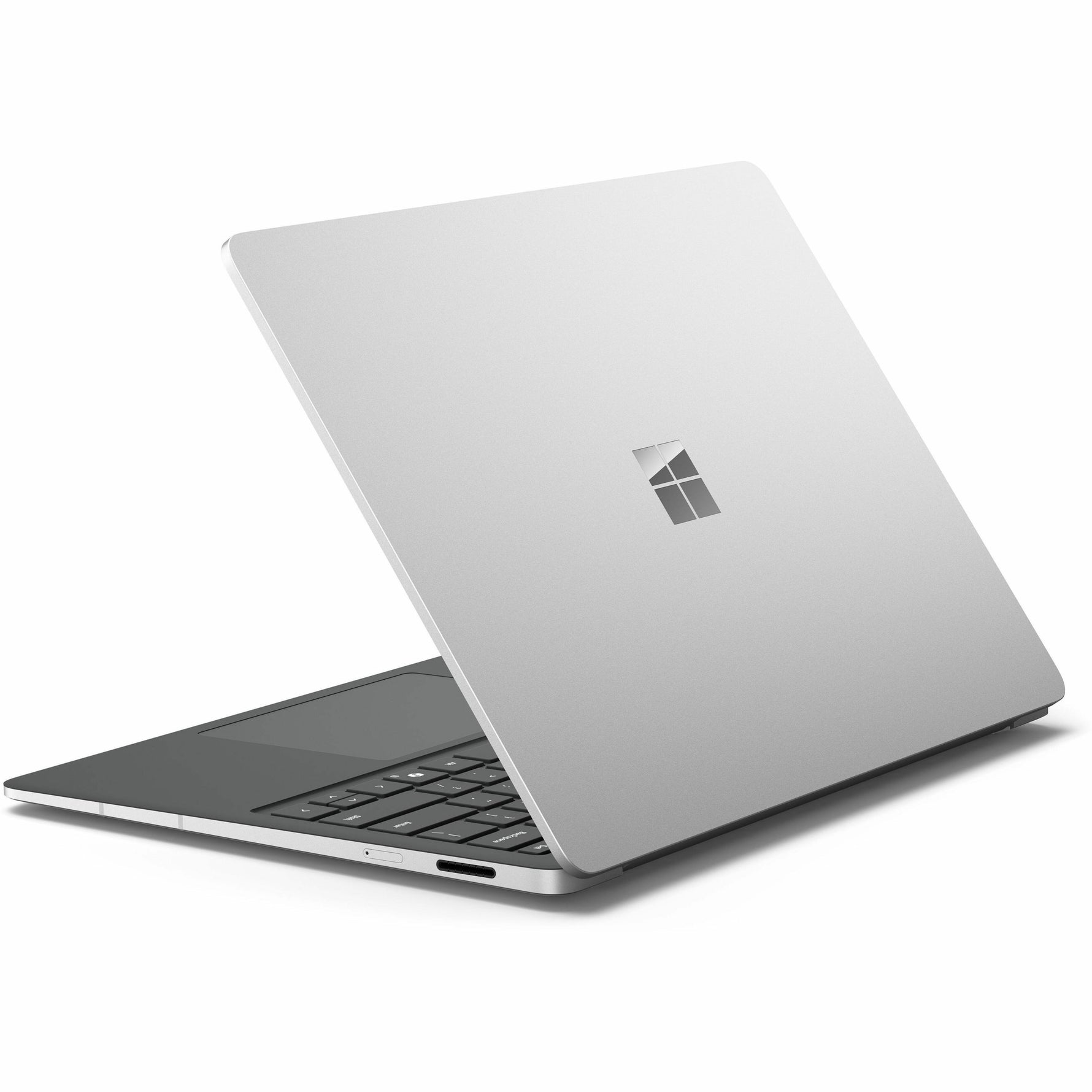 Microsoft Surface Laptop 5G 13.8' Touchscreen Copilot+ PC Notebook - 5G - 120 Hz - Intel Core Ultra 5 236V - 16 GB - 256 GB SSD - Platinum - Top view
