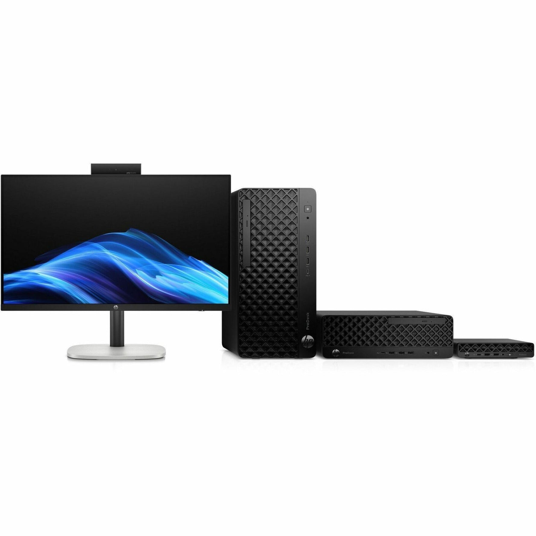 HP ProDesk 4 G1i Desktop Computer - Intel Core Ultra 7 265 - 16 GB - 512 GB SSD - Small Form Factor - Jack Black