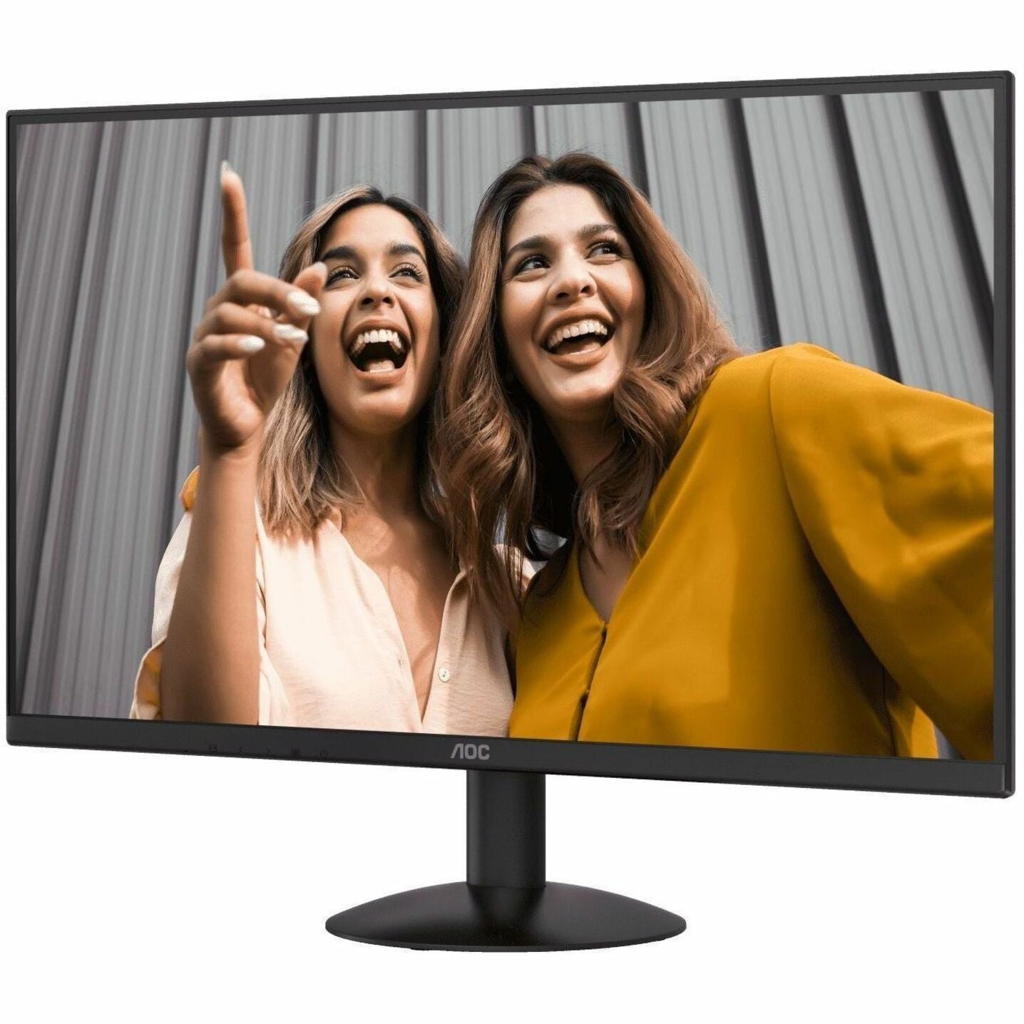 AOC Q27B30E 27' Class WQHD LCD Monitor - Black - Left view