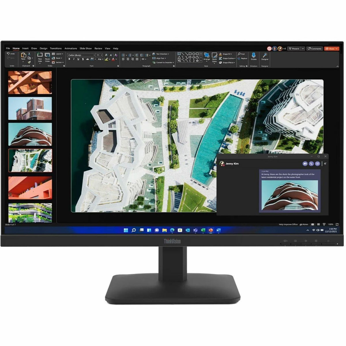 Lenovo ThinkVision S27-4e 27' Class Full HD LED Monitor - 16:9 - Raven Black