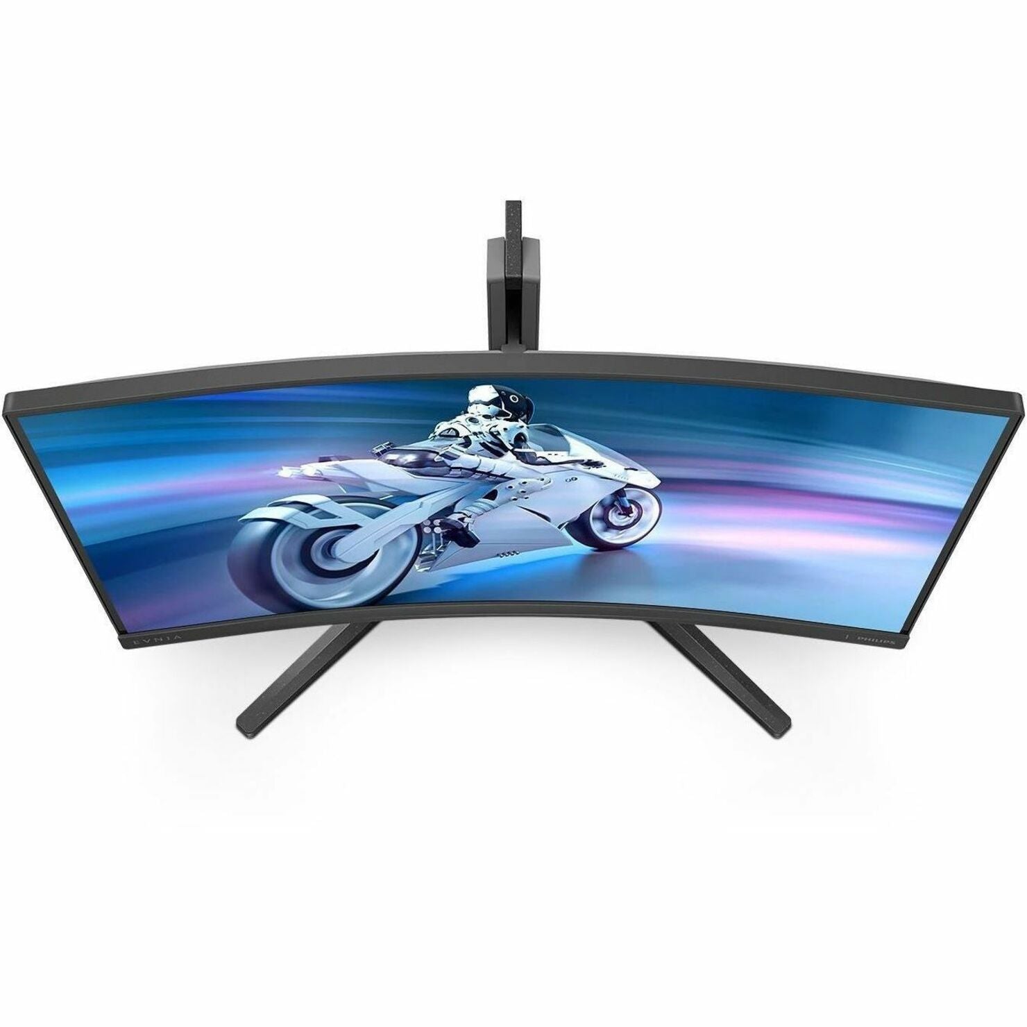 Evnia 27M2C5200W 27' Class Full HD Curved Screen Gaming LED Monitor - 16:9 - Textured Dark Slate - Top view
