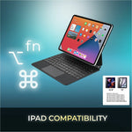 Adesso Portable Keyboard/Cover Case for 32.8 cm (12.9') to 33 cm (13') Apple iPad Pro (3rd Generation), iPad Pro (4th Generation), iPad Pro (5th Generation), iPad Pro (6th Generation), iPad Air 13 (20 - Alternate view 9
