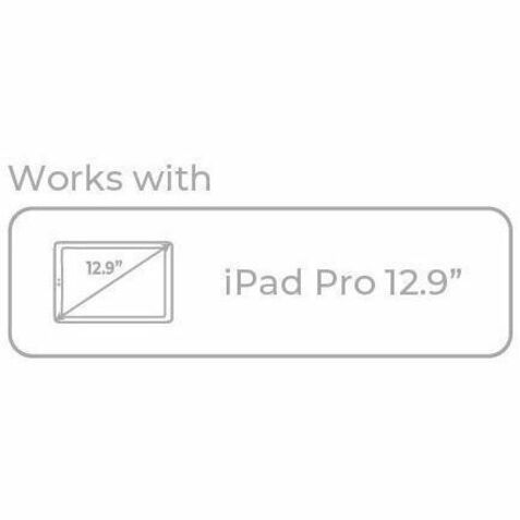 Adesso Portable Keyboard/Cover Case for 32.8 cm (12.9') to 33 cm (13') Apple iPad Pro (3rd Generation), iPad Pro (4th Generation), iPad Pro (5th Generation), iPad Pro (6th Generation), iPad Air 13 (20 - Alternate view 10