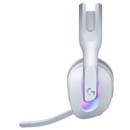 Logitech G522 Wired/Wireless Over-the-ear, Over-the-head Stereo Gaming Headset - White - Left view