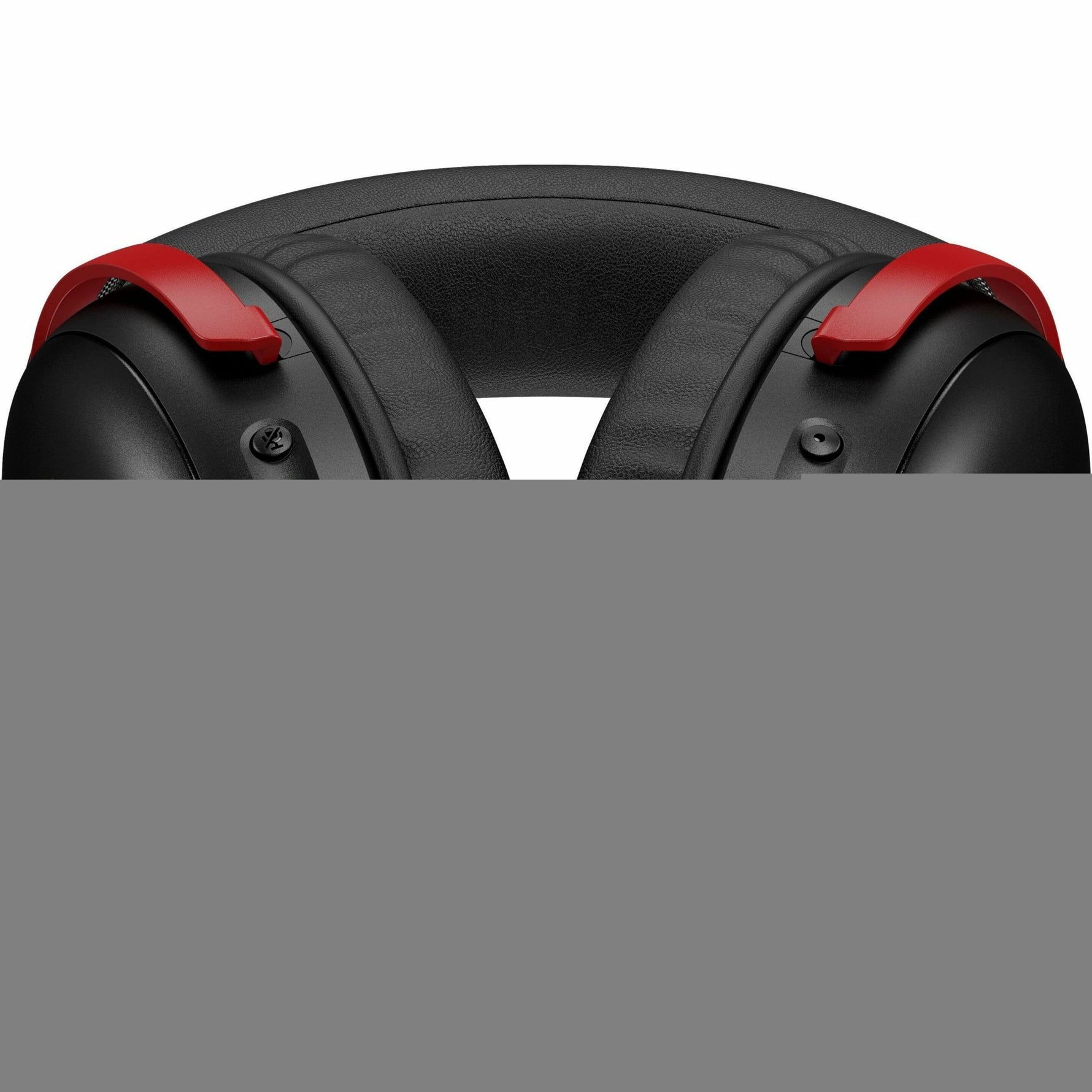 HP HyperX Cloud III S Wireless Over-the-head, Over-the-ear Stereo Gaming Headset - Black, Red - Bottom view
