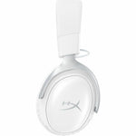 HyperX Cloud III S Wireless Over-the-head, Over-the-ear Stereo Gaming Headset - White - Left view