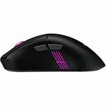 Asus ROG Keris II Origin P722 Gaming Mouse - Bluetooth/Radio Frequency - USB 2.0 Type A - Optical - Black - 1 - Alternate view 8
