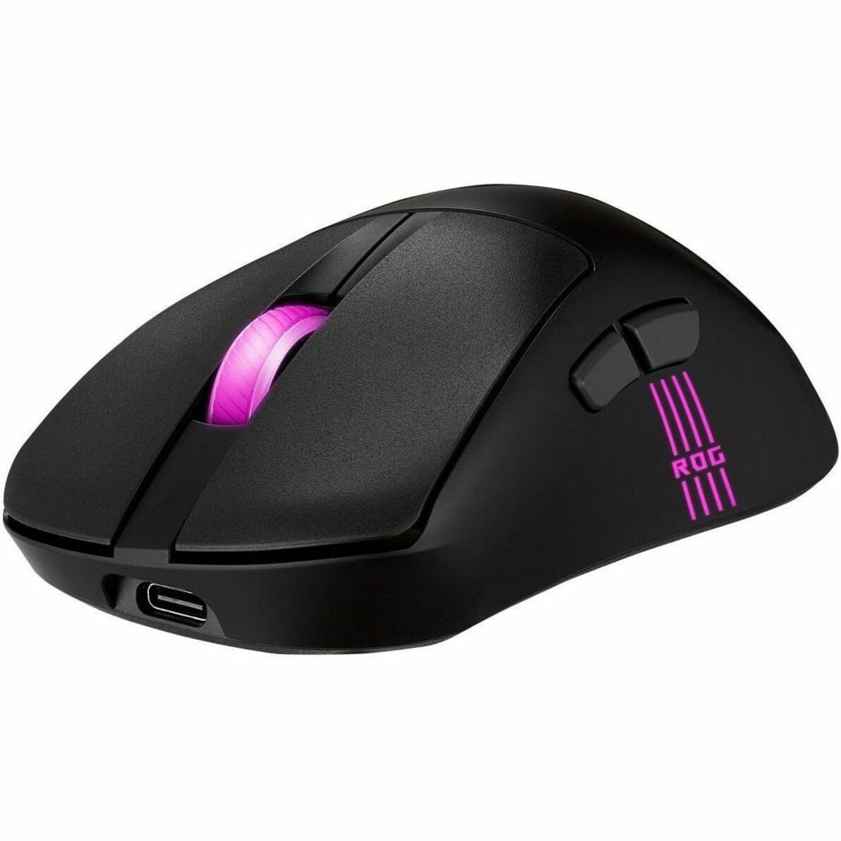 Asus ROG Keris II Origin P722 Gaming Mouse - Bluetooth/Radio Frequency - USB 2.0 Type A - Optical - Black - 1 - Alternate view 11