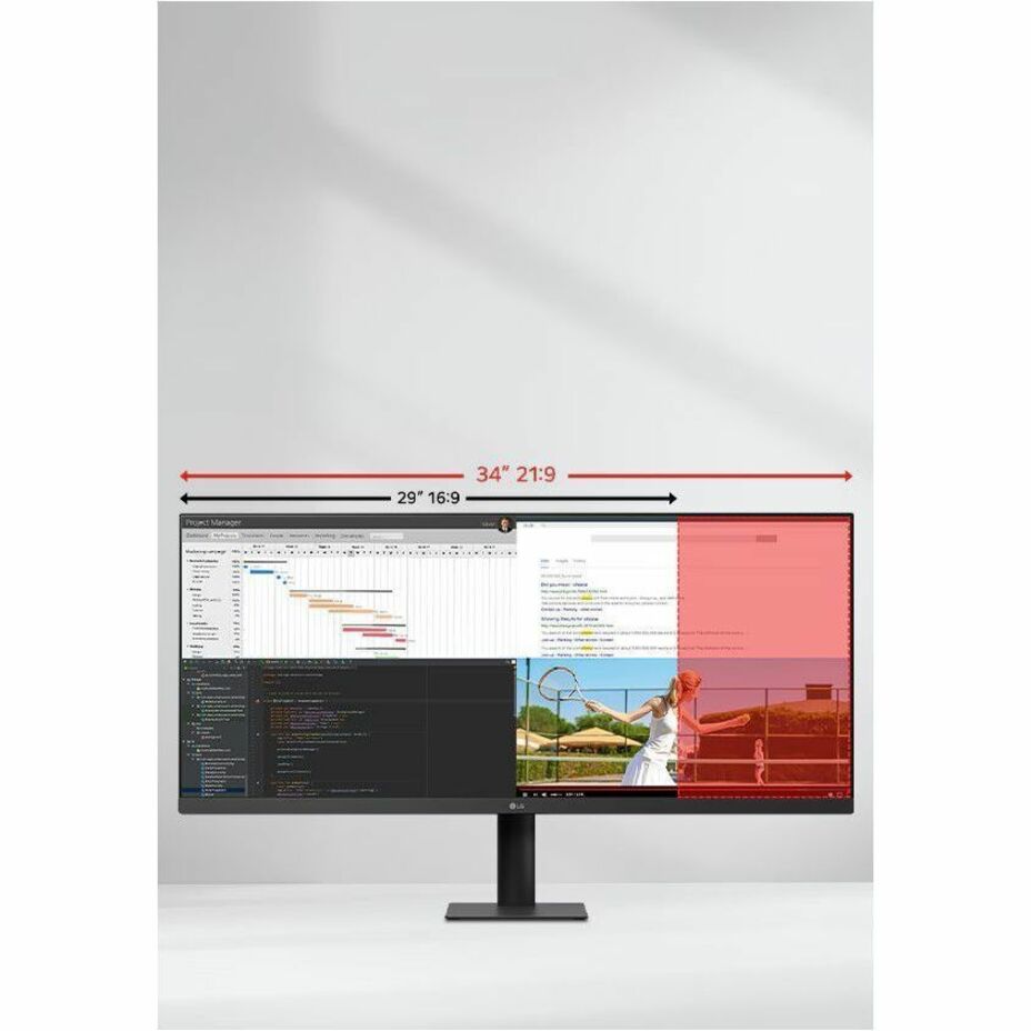 LG Ultrawide 34U511A-B 34' Class WFHD LCD Monitor - 21:9 - Alternate view 8