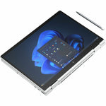 HP EliteBook 8 Flip G1i 13.3' Touchscreen Convertible 2 in 1 Notebook - WUXGA - 60 Hz - Intel Core Ultra 7 255U - 32 GB - 512 GB SSD - Smart Card Reader - Glacier Silver