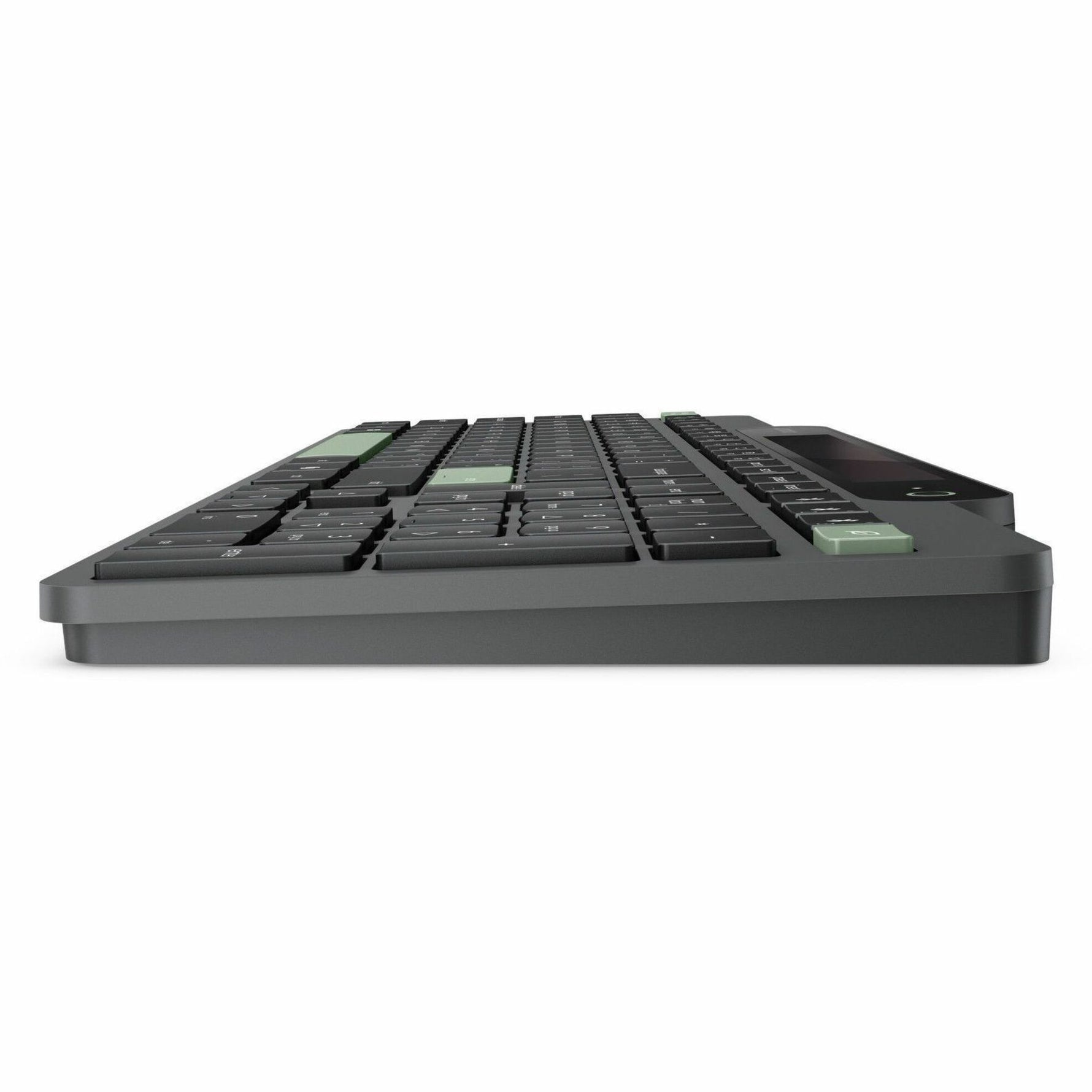 Lenovo Keyboard - Wireless Connectivity - English (US) - Black - Left view