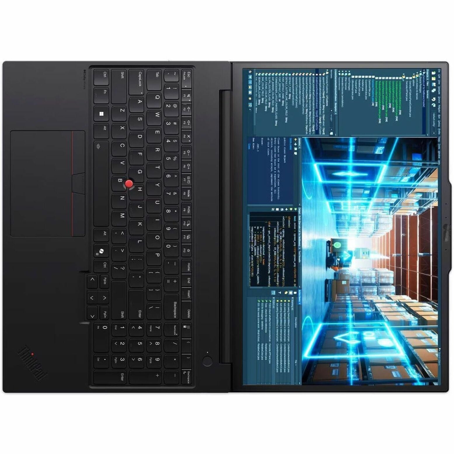 Lenovo ThinkPad P16v Gen 3 21RS003DAU 16' Mobile Workstation - WUXGA - 60 Hz - Intel Core Ultra 7 255H - 32 GB - 1 TB SSD - English Keyboard - Black - Alternate view 15