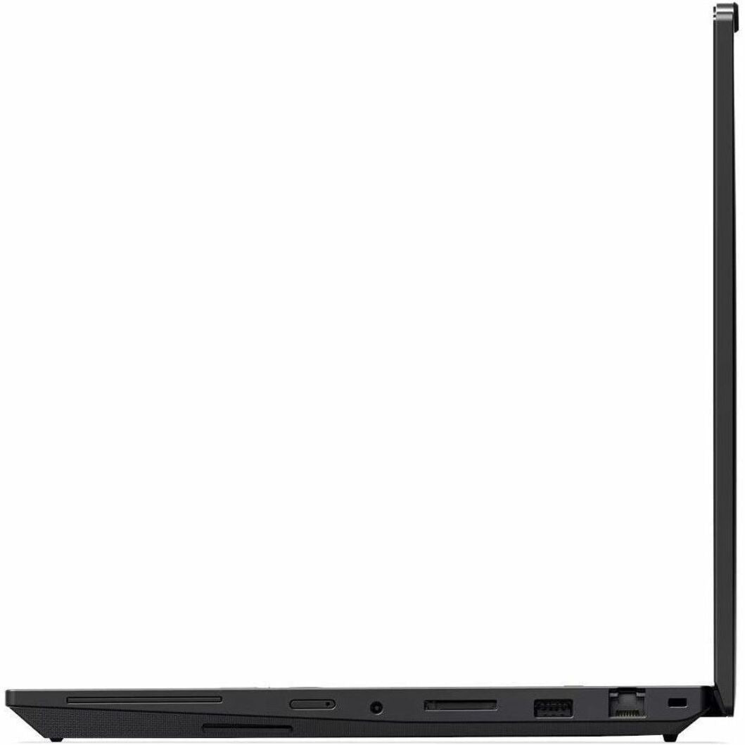 Lenovo ThinkPad P16v Gen 3 21RS003DAU 16' Mobile Workstation - WUXGA - 60 Hz - Intel Core Ultra 7 255H - 32 GB - 1 TB SSD - English Keyboard - Black - Left view