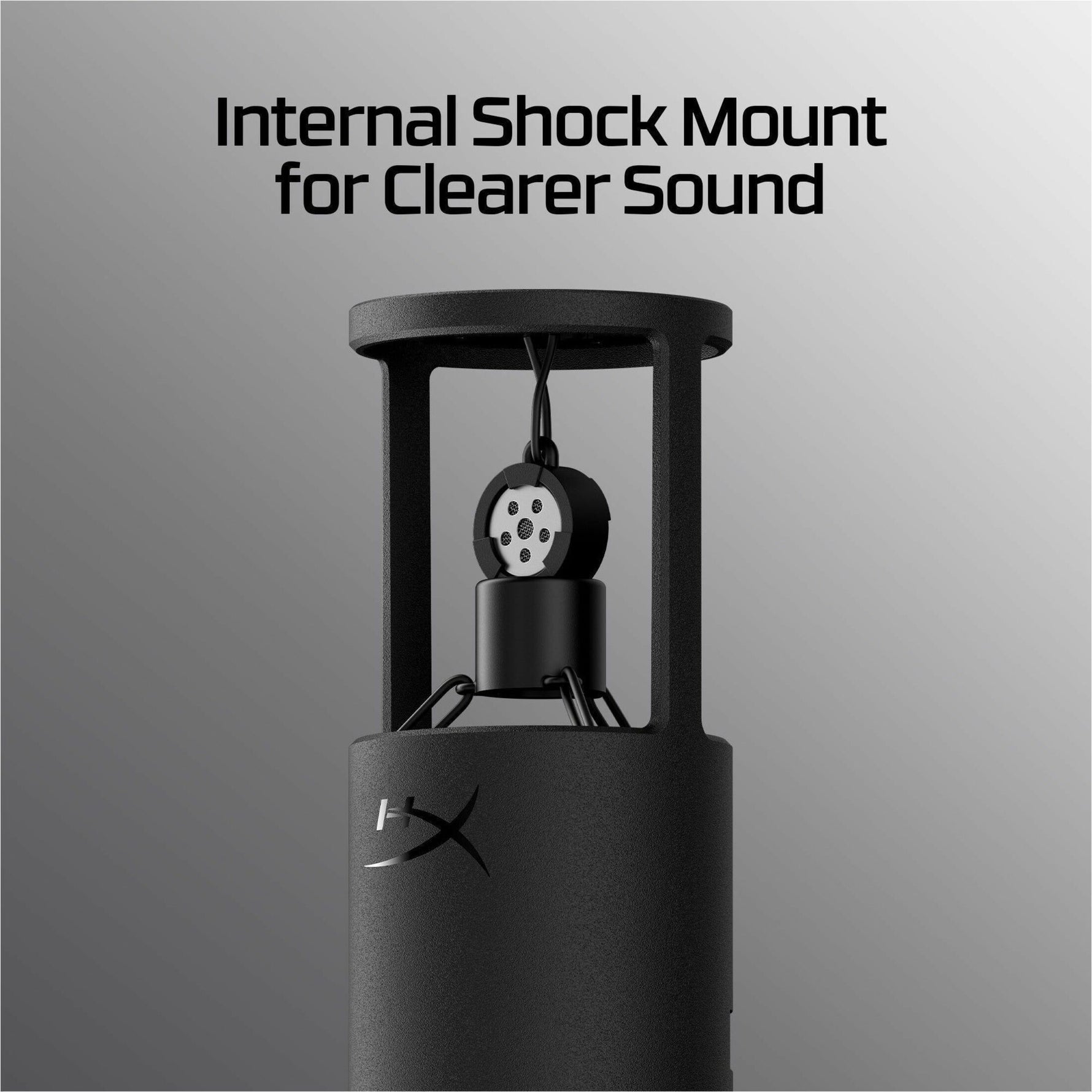 HyperX SoloCast 2 Wired Condenser Microphone for Gaming, Voice, Recording - Black - Alternate view 8