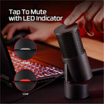 HyperX SoloCast 2 Wired Condenser Microphone for Gaming, Voice, Recording - Black - Alternate view 11