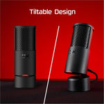 HyperX SoloCast 2 Wired Condenser Microphone for Gaming, Voice, Recording - Black - Alternate view 10