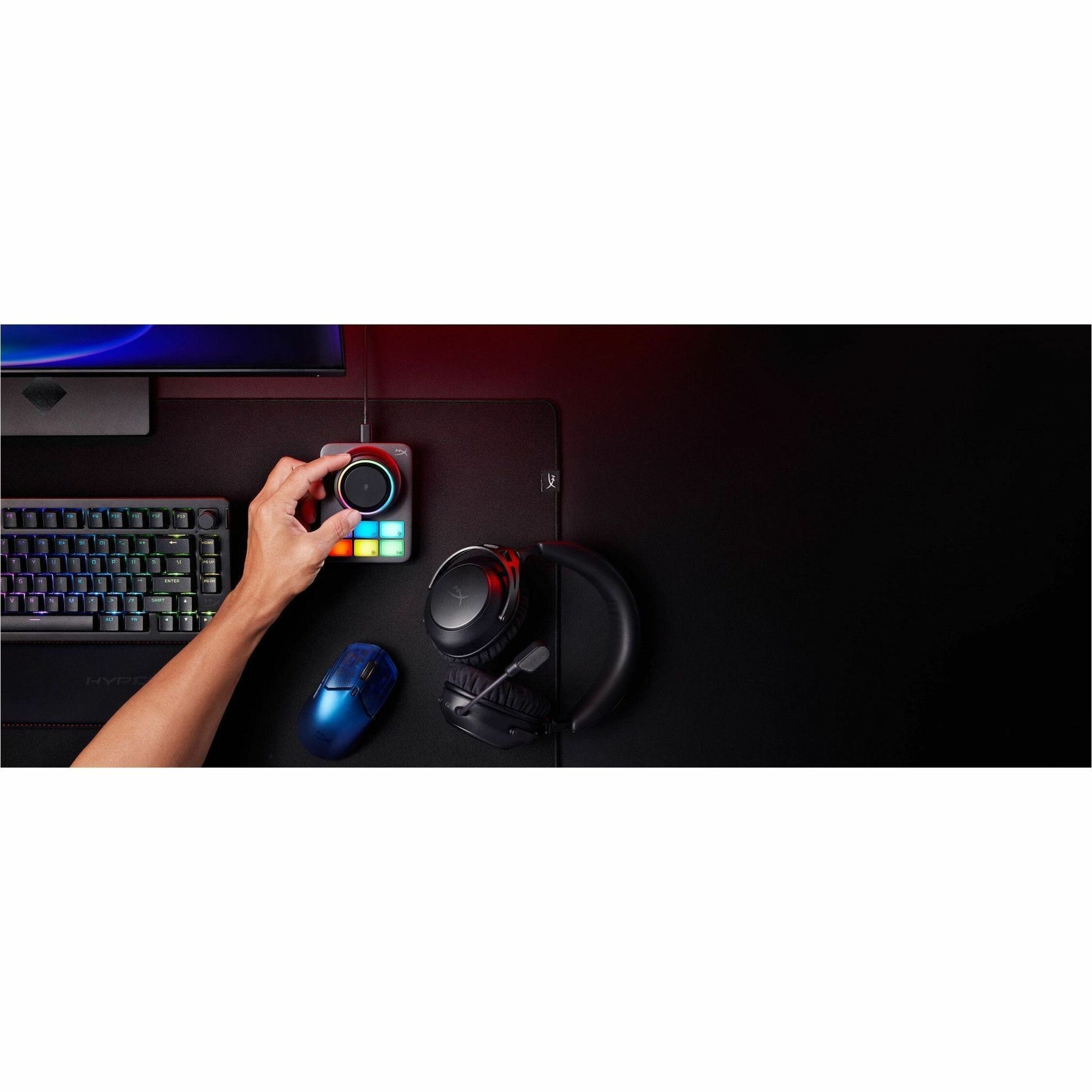 HyperX Cloud Alpha 2 Wired/Wireless Over-the-head, Over-the-ear, On-ear Stereo Gaming Headset - Black - Alternate view 14