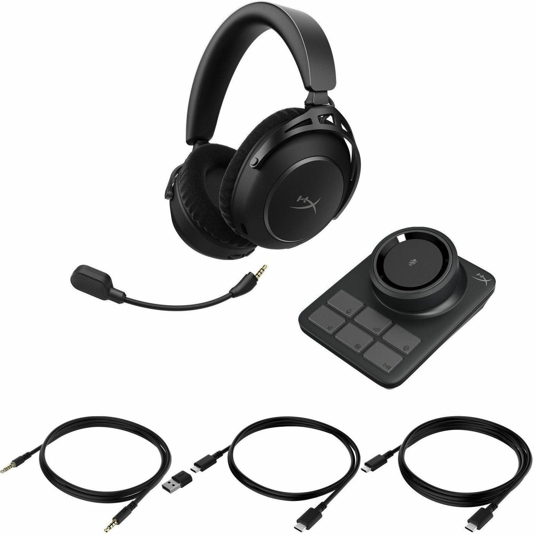 HyperX Cloud Alpha 2 Wired/Wireless Over-the-head, Over-the-ear, On-ear Stereo Gaming Headset - Black - Alternate view 12