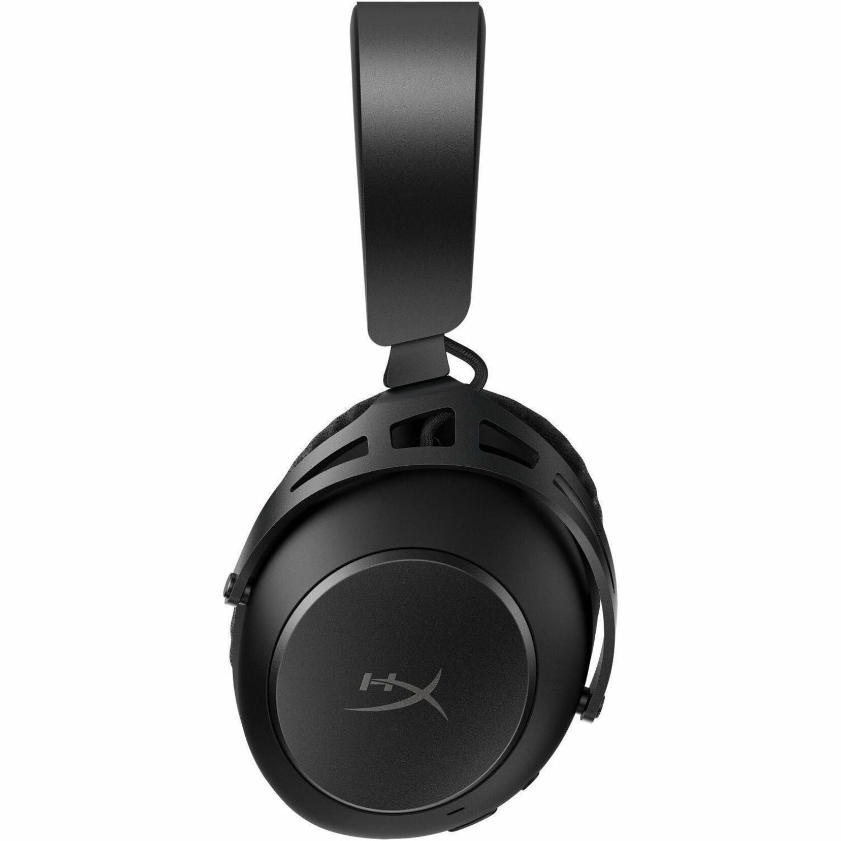 HyperX Cloud Alpha 2 Wired/Wireless Over-the-head, Over-the-ear, On-ear Stereo Gaming Headset - Black - Left view