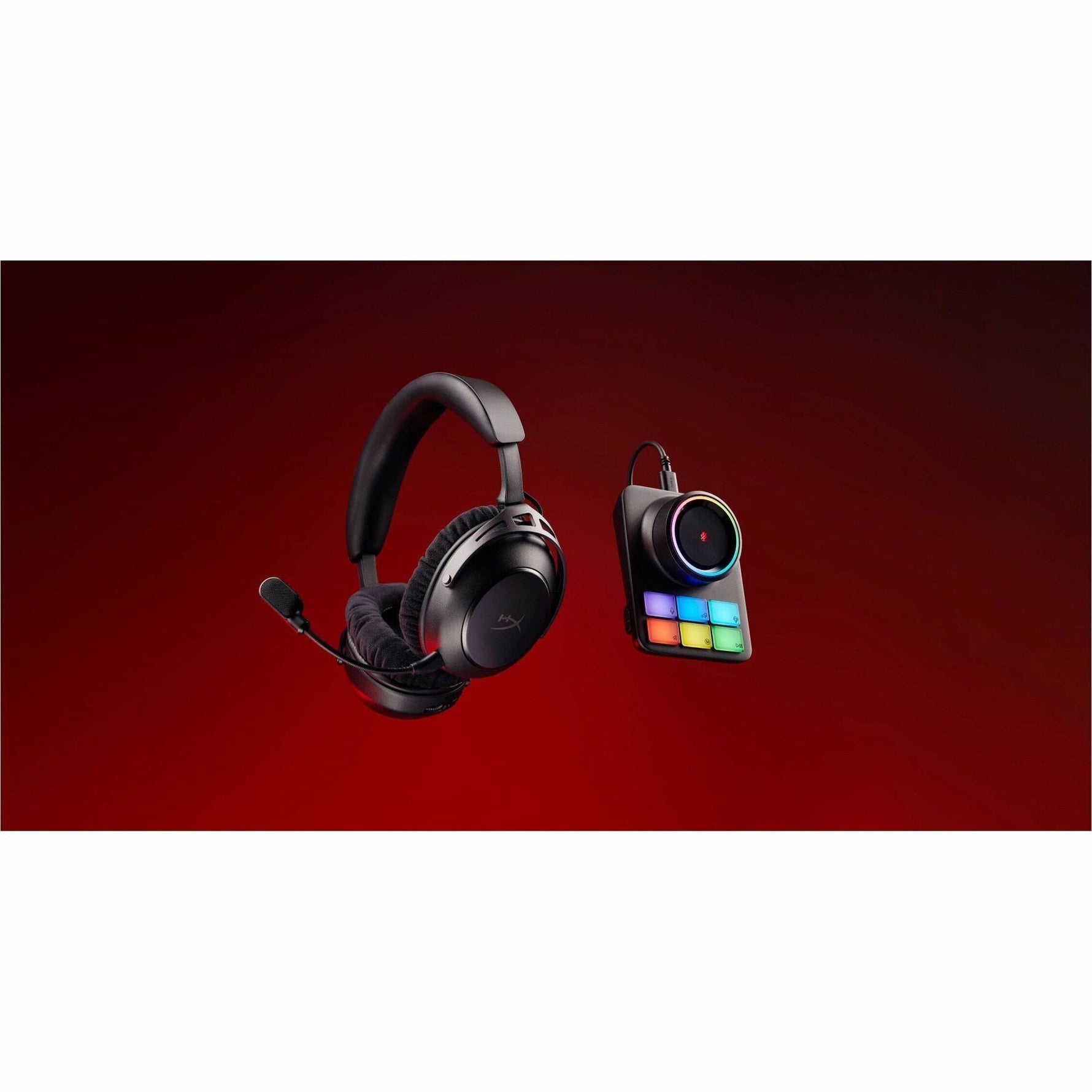 HyperX Cloud Alpha 2 Wired/Wireless Over-the-head, Over-the-ear, On-ear Stereo Gaming Headset - Black - Alternate view 9